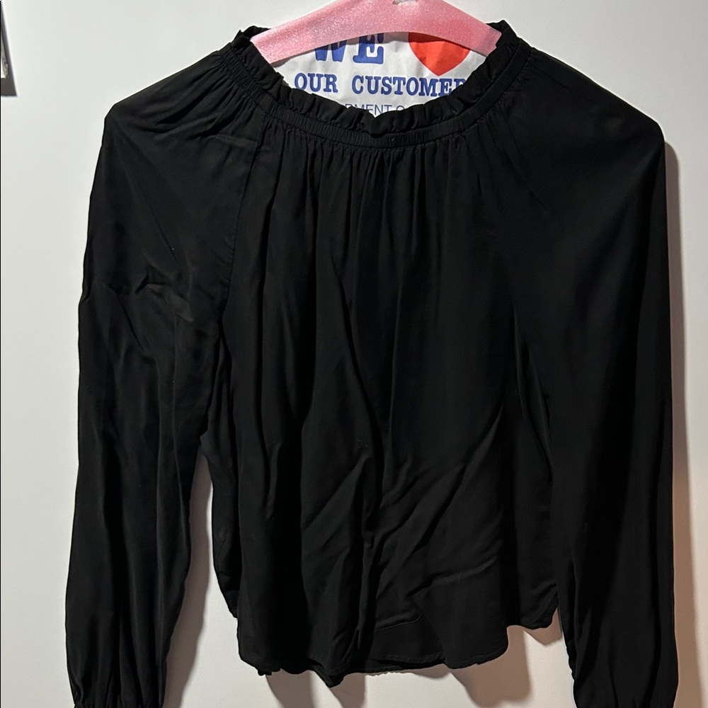 Bella Dahl Black Blouse Small S